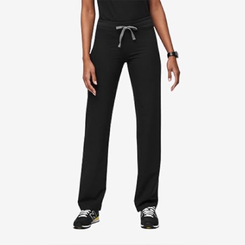 Figs Livingston Basic Scrub Pants Black